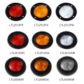 12V-24V Amber Round LED Truck Side Marker Light